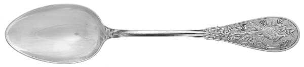 Japanese (Sterling, 1871, No Monograms) Tablespoon (Serving Spoon)