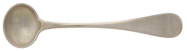 King William-Antique (Sterling, 1870) Master Salt Spoon