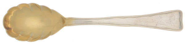 Lap-Over-Edge (Sterling, 1880) Large Jelly Spoon