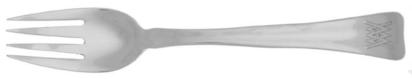 Lap-Over-Edge (Sterling, 1880) Individual Solid Fish Fork