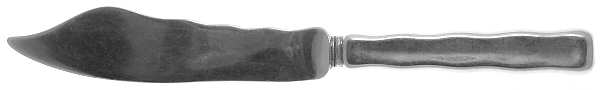 Lap-Over-Edge (Sterling, 1880) Individual Hollow Handle Fish Knife-Sterling Blade