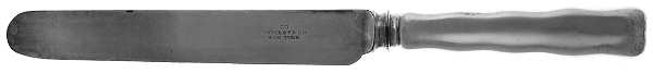 Lap-Over-Edge (Sterling, 1880) Blunt Hollow Knife with Bolster