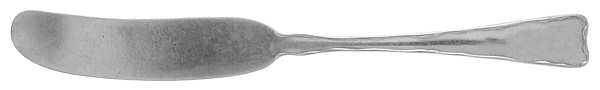 Lap-Over-Edge (Sterling, 1880) Flat Handle Butter Spreader
