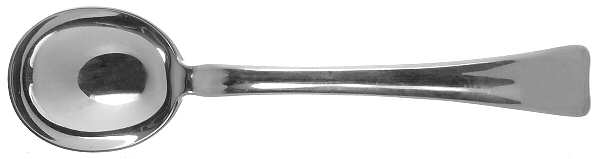 Lap-Over-Edge (Sterling, 1880) Round Bowl Soup Spoon (Gumbo)