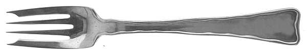 Lap-Over-Edge (Sterling, 1880) Individual Salad Fork