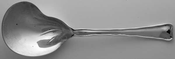 Lap-Over-Edge (Sterling, 1880) Berry Casserole Spoon w/Kidney Bowl