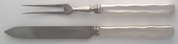 Lap-Over-Edge (Sterling, 1880) Small Stainless Blade 2-Piece Steak Carving Set