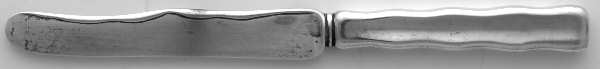 Lap-Over-Edge (Sterling, 1880) Dessert/Tea Knife Hollow Handle Sterling Blade