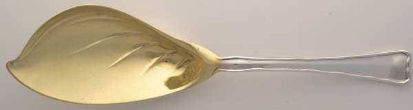 Lap-Over-Edge (Sterling, 1880) Large Solid Ice Cream Server