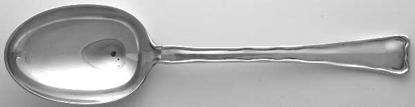 Lap-Over-Edge (Sterling, 1880) Vegetable Serving Spoon (Solid)