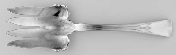 Lap-Over-Edge (Sterling, 1880) Small Solid Fish Serving Fork