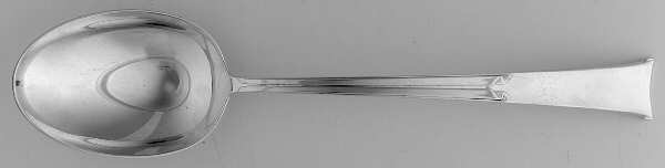 Linenfold (Sterling, 1956) Vegetable Serving Spoon (Solid)