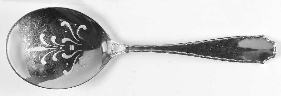 Marquise (Sterling, 1902, No Monograms) Solid Pierced Egg Server