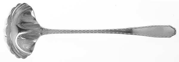 Marquise (Sterling, 1902, No Monograms) Short Hemispherical Cream Ladle