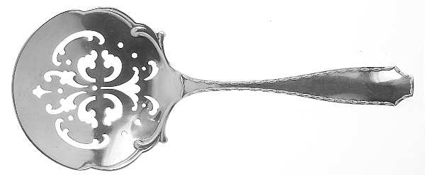Marquise (Sterling, 1902, No Monograms) Tomato Server, Solid Piece