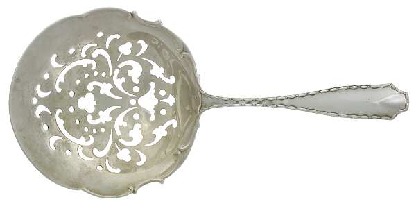 Marquise (Sterling, 1902, No Monograms) Pierced Saratoga Chips Server