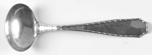 Marquise (Sterling, 1902, No Monograms) Solid Gravy Ladle