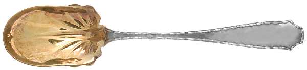 Marquise (Sterling, 1902, No Monograms) Oversize Solid Salad Serving Spoon