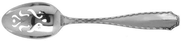Marquise (Sterling, 1902, No Monograms) Pierced Tablespoon (Serving Spoon) CM