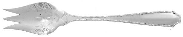 Marquise (Sterling, 1902, No Monograms) Large Individual Terrapin Fork