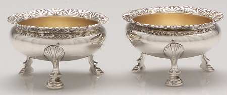 Sterling Hollowware Master Open Salt (Set of 2)