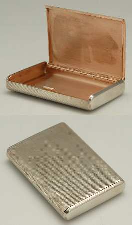 Sterling Hollowware Box with Hinged Lid