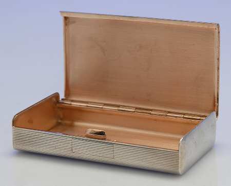 Sterling Hollowware Box with Hinged Lid