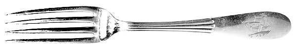 Mt Vernon (Silverplate, 1885) Monogram Fork