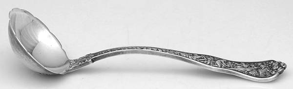 Olympian (Sterling, 1878, No Monograms) Solid Gravy Ladle