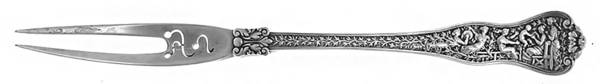 Olympian (Sterling, 1878, No Monograms) Bon Bon Serving Fork