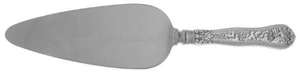 Olympian (Sterling, 1878, No Monograms) Pie Server with Stainless Blade