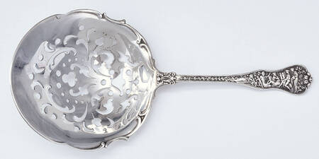 Olympian (Sterling, 1878, No Monograms) Pierced Saratoga Chips Server