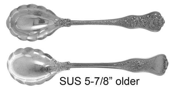 Olympian (Sterling, 1878, No Monograms) Sugar Shell Spoon