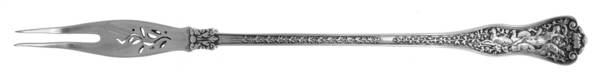 Olympian (Sterling, 1878, No Monograms) Long Handle Olive Fork