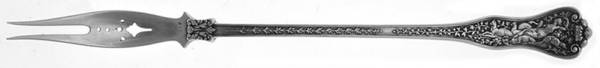 Olympian (Sterling, 1878, No Monograms) Long Handle Olive Fork