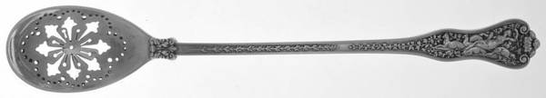 Olympian (Sterling, 1878, No Monograms) Pierced Bowl Short Handle Olive Spoon