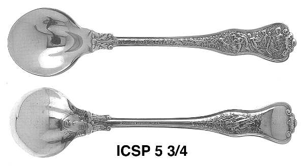 Olympian (Sterling, 1878, No Monograms) Old Style Ice Cream Spoon