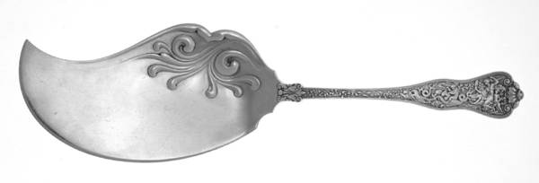 Olympian (Sterling, 1878, No Monograms) Ice Cream Slicer-Solid/Large
