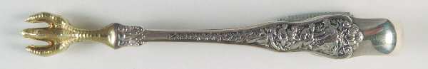 Olympian (Sterling, 1878, No Monograms) Small Sugar Tongs W/Claw Tips