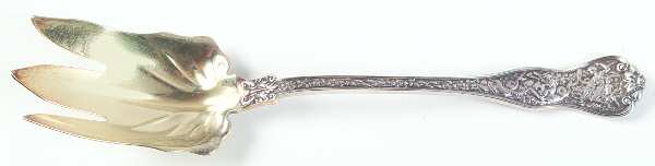Olympian (Sterling, 1878, No Monograms) Solid Salad Serving Fork