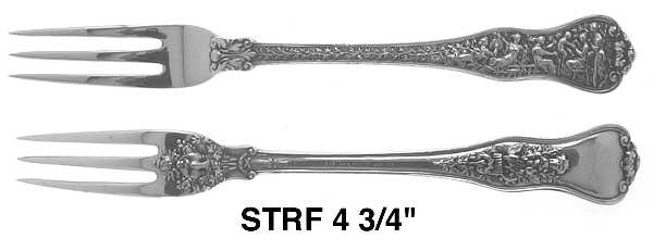 Olympian (Sterling, 1878, No Monograms) Strawberry Fork
