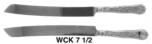 Olympian (Sterling, 1878, No Monograms) Wedding Cake Knife with Stainless Blade