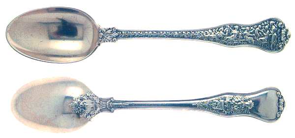 Olympian (Sterling, 1878, No Monograms) Five O'Clock Teaspoon