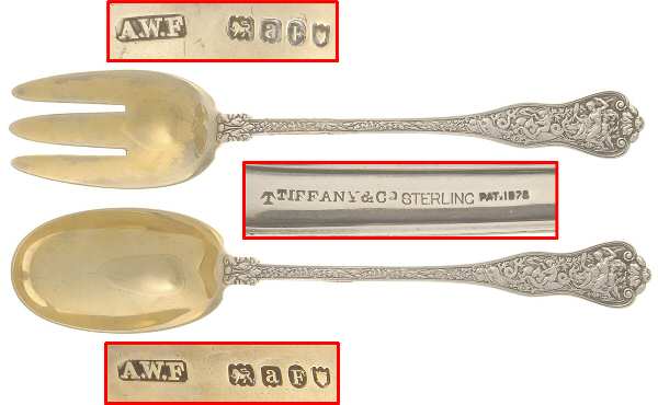 Olympian (Sterling, 1878, No Monograms) (2 Pc) Solid Salad Set