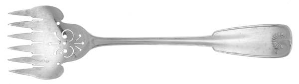 Palm (Sterling, 1871) Small Solid Tined Sardine Serving Fork
