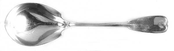Palm (Sterling, 1871) Solid Salad Serving Spoon