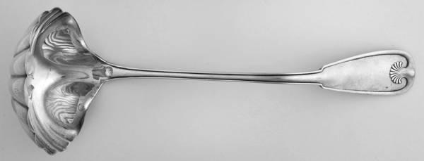 Palm (Sterling, 1871) Punch Ladle with Hemispherical Bowl