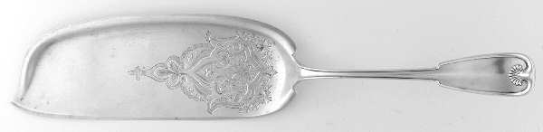 Palm (Sterling, 1871) Large Bright Cut Crumber Knife