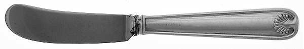 Palm (Sterling, 1871) Butter Spreader Hollow Hdl-Paddle/Stainless Blade