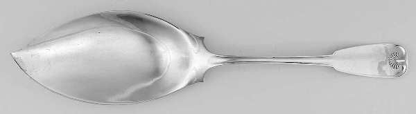 Palm (Sterling, 1871) Large Solid Ice Cream Server